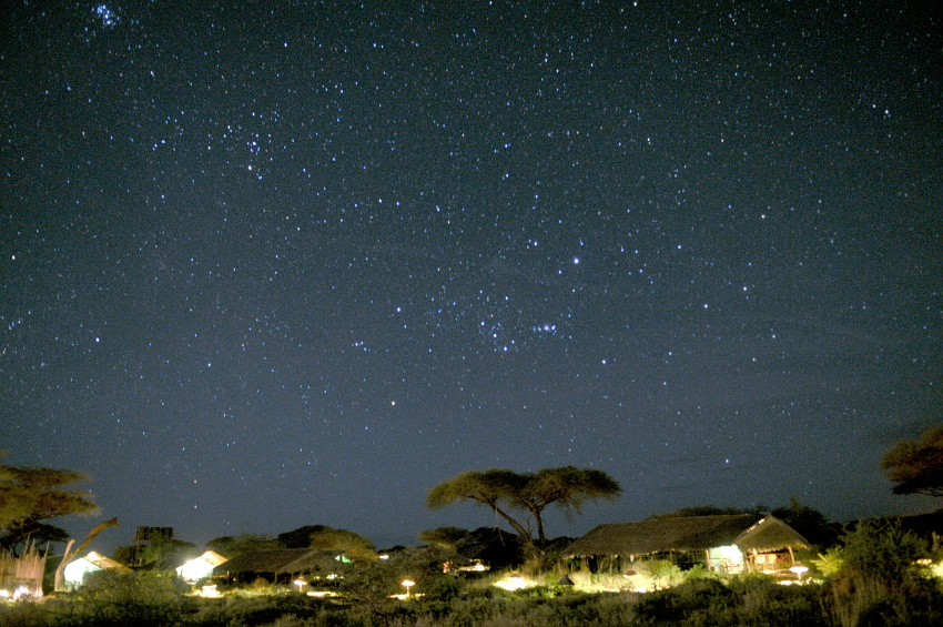 Wschd Oriona nad Kibo Camp