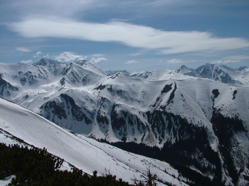 Tatry Zachodnie z Suchergo Ornaku