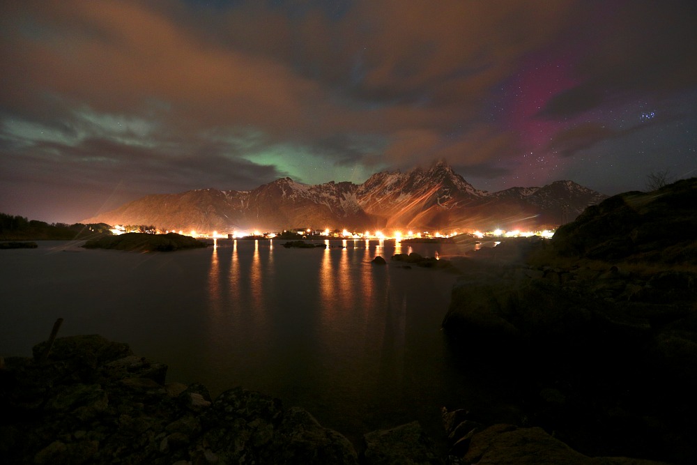 Zorza nad Lofotami IV
