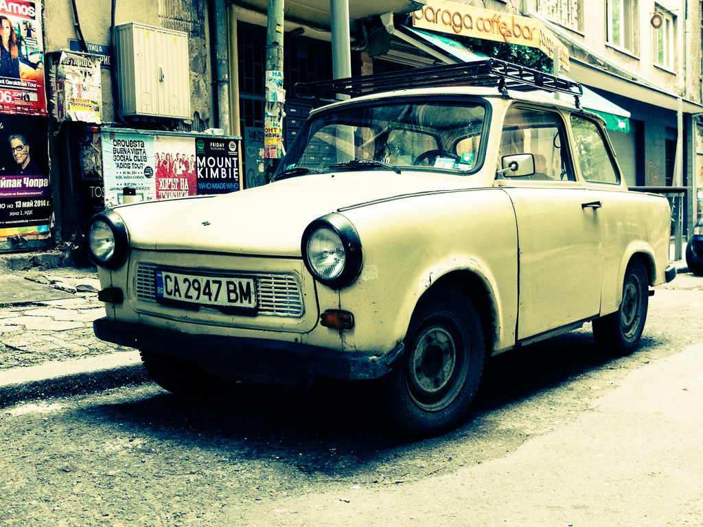 Trabi w stylu Orwocolor